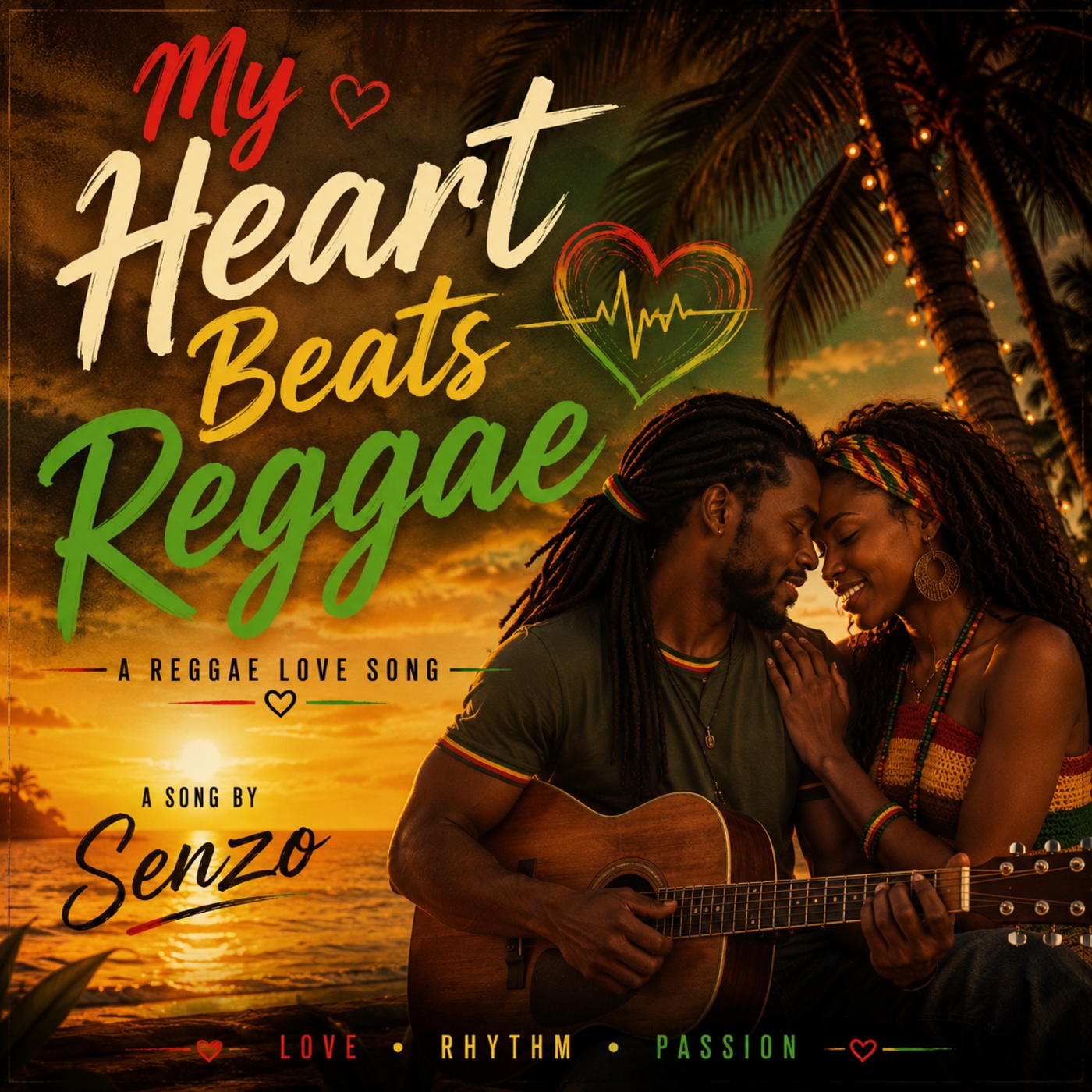 My Heart Beats Reggae — cover art