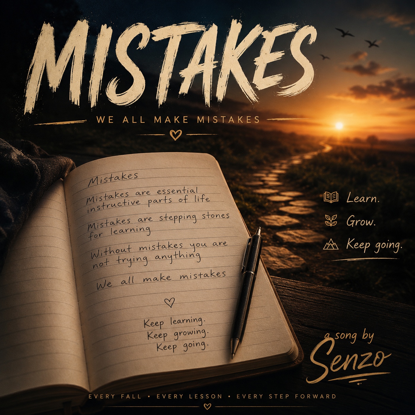 Mistakes — cover art